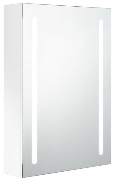 LED Bathroom Mirror Cabinet Shining White 50x13x70 cm