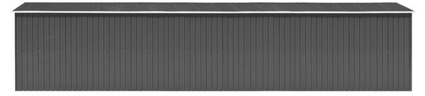 Garden Shed Anthracite 257x990x181 cm Galvanised steel