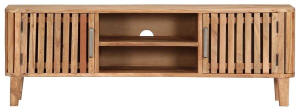 TV Cabinet 130x30x45 cm Solid Acacia Wood