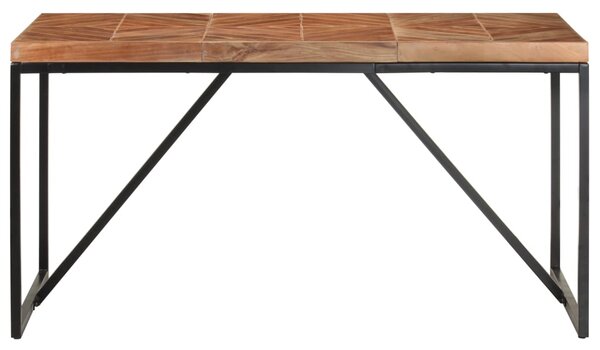 Dining Table 140x70x76 cm Solid Acacia and Mango Wood