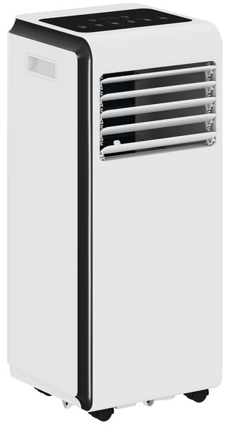 HOMCOM Portable Air Conditioner 7000 BTU, 4-in-1 Air Conditioning Unit with Cooling, Dehumidifier, Fan, Sleep Mode, White