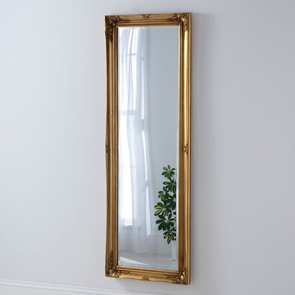 Yearn French Rectangle Full Length Wall Mirror Gold