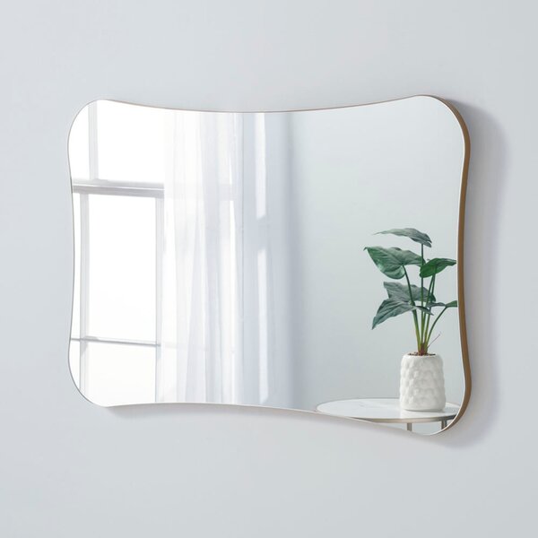 Yearn Barnsbury Pebble Wall Mirror Gold