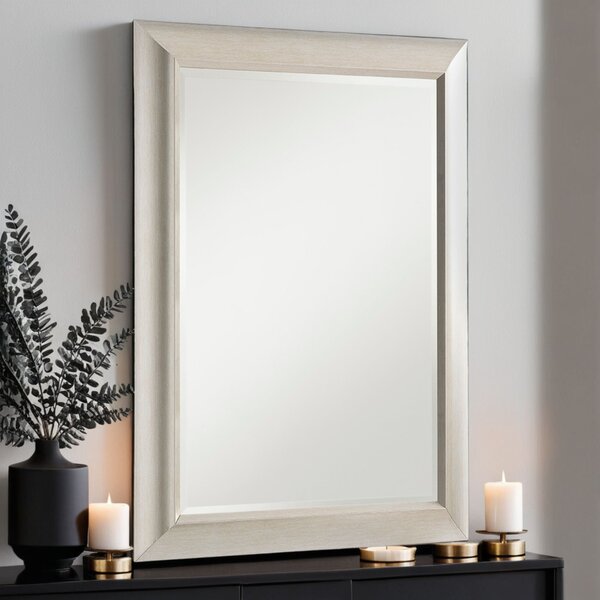 Yearn Scooped Rectangle Wall Mirror Champagne