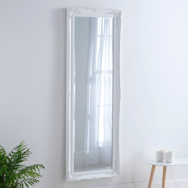 Yearn French Rectangle Full Length Wall Mirror White