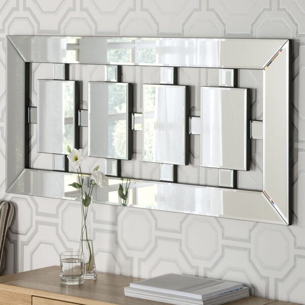 Yearn Art Deco Wall Mirror Black