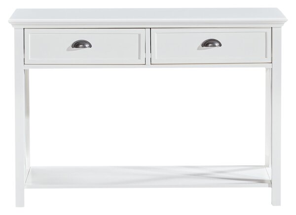 Hampton Console Table, White White
