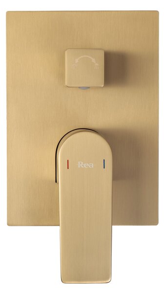 Shower set Rea MOBY Brush Gold