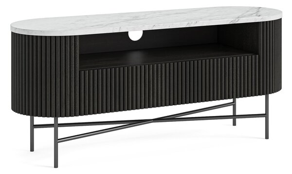 Kiera TV Unit, Mango Wood & Real Marble for TVs up to 55"