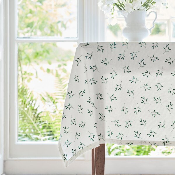 Sophie Conran Mistletoe Tablecloth White