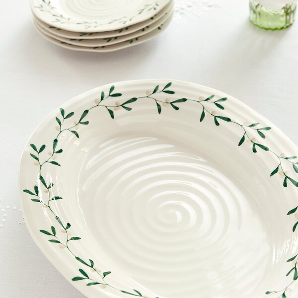 Sophie Conran Mistletoe Oval Platter White