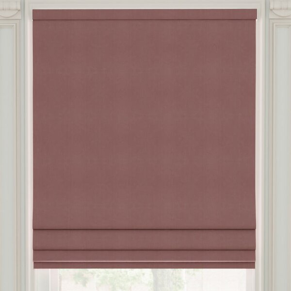 Linda Barker Royal Velvet Made to Measure Roman Blind Dusty Rose