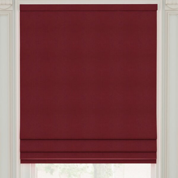 Linda Barker Royal Velvet Made to Measure Roman Blind Red