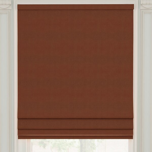 Linda Barker Royal Velvet Made to Measure Roman Blind Rust