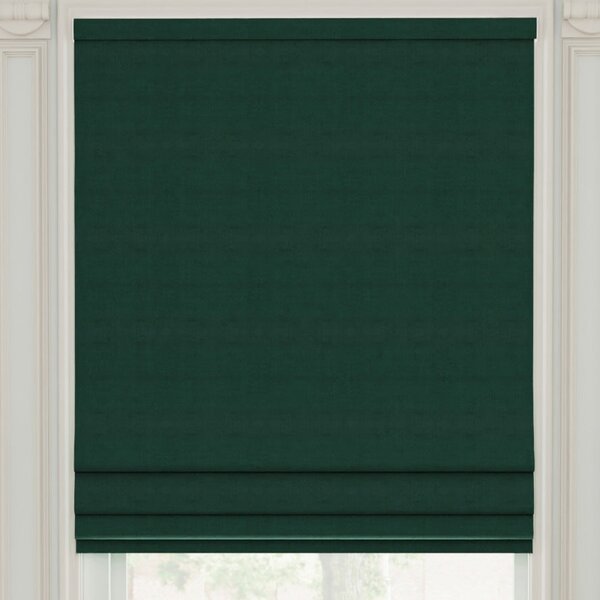 Linda Barker Royal Velvet Made to Measure Roman Blind Rain Forest