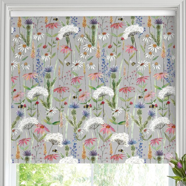 Voyage Hermione Made to Measure Blackout Roller Blind Silver