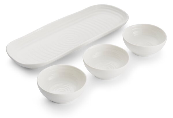 Sophie Conran for 3 Bowl and Tray Set White