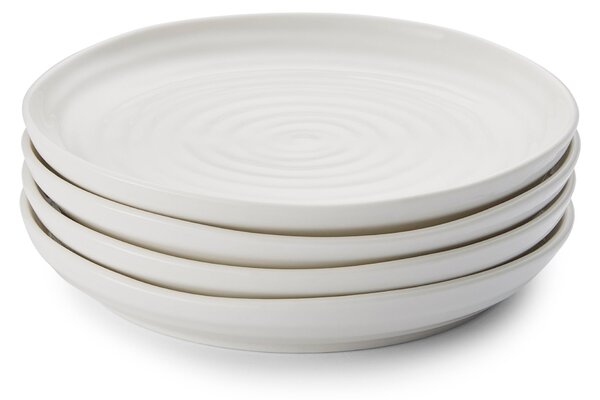 Set of 4 Sophie Conran for Coupe Plates White