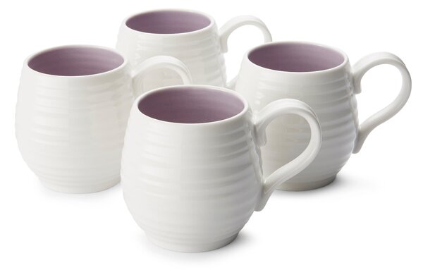Set of 4 Sophie Conran for Mulberry Honey Pot Mugs White
