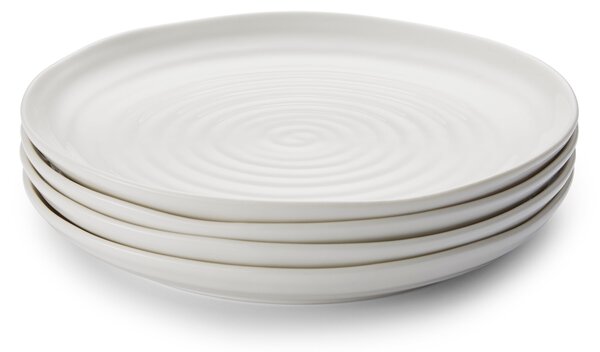 Set of 4 Sophie Conran for Portmeirion Buffet Plates White
