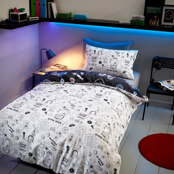 Game Over Duvet Cover and Pillowcase Set