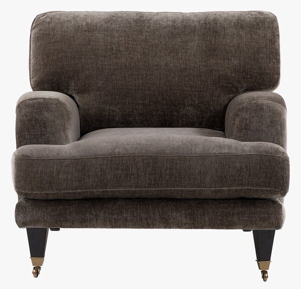 Fairmont Armchair in Velour Grey