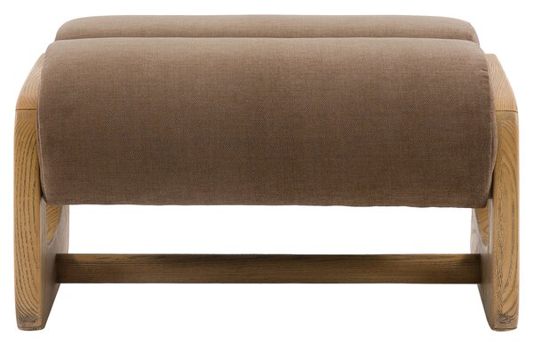 Polo Footstool in Taupe