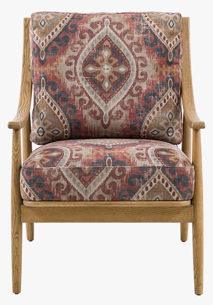 Aldona Armchair in Jacquard Print