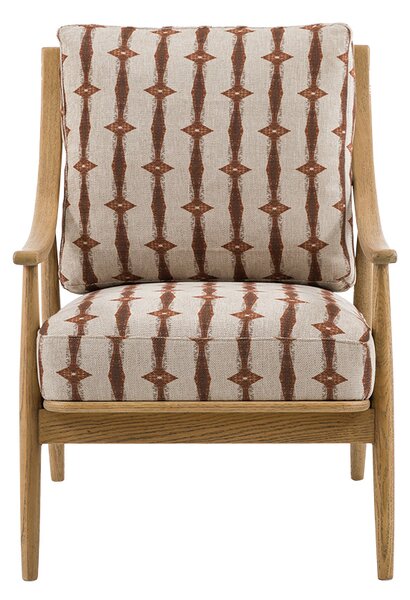 Aldona Armchair in Stripe Print
