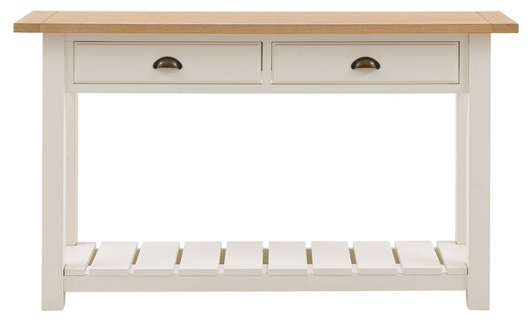 Harvest Console Table in White