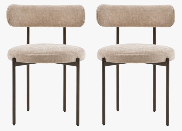 Novus Dining Chair in Natural, Set of 2