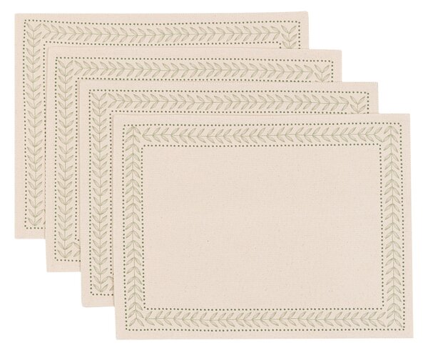 Folia Trailing Leaf Placemats in Natural, Set of 2