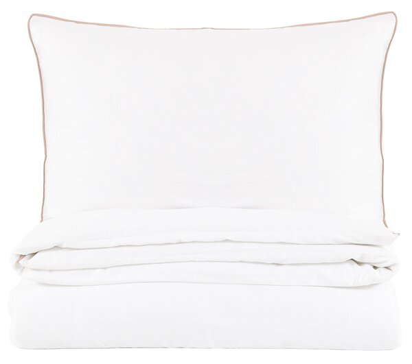 Nomi Egyptian Cotton Piped Duvet Cover Set, King