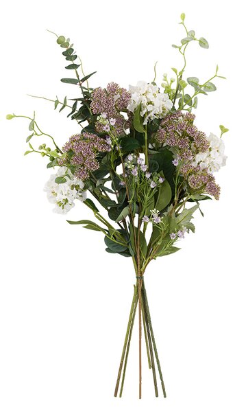Faux Wrapped Lilac Bouquet