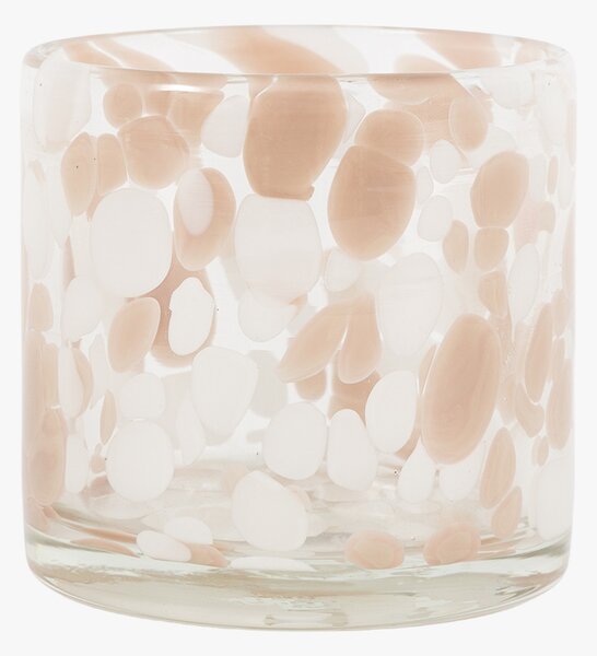 Rumi Confetti Candle Holder in Taupe, Small