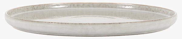 Dusk Glaze Dinner Plate in Pale Grey, Set of 4