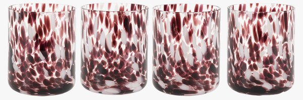 Speckle Tumbler Glasses, Set of 4