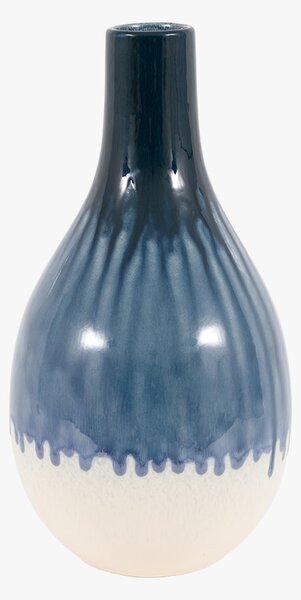 Arabella Blue Organic Fade Ceramic Vase