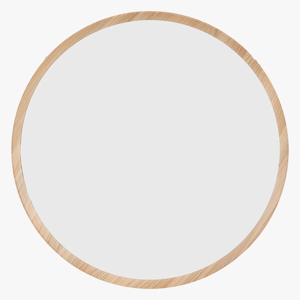 Visby Round Mirror in Oak