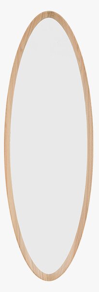Laurel Ellipse Mirror in Oak