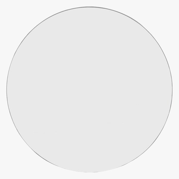 Novi Round Mirror in Black