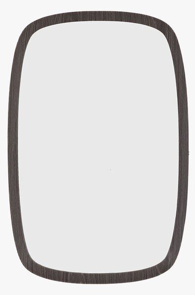 Genoa Capsule Mirror in Black, Medium