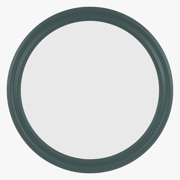 Orelia Round Mirror in Green, Large