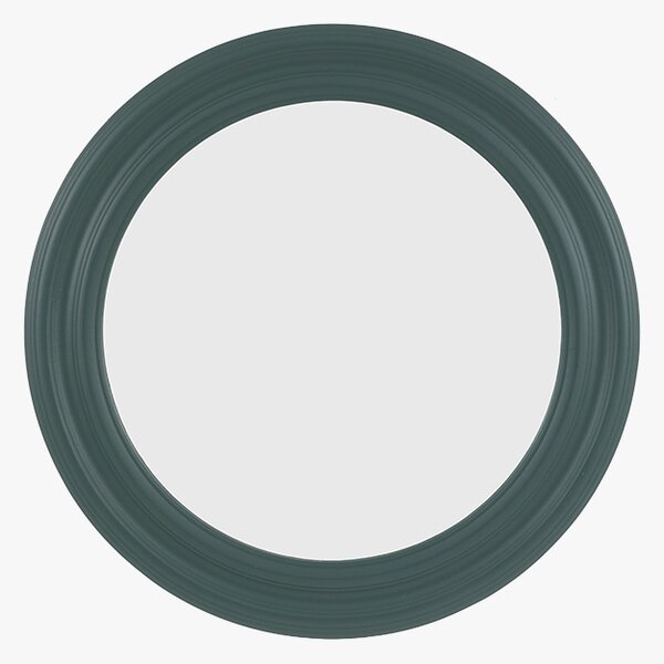 Orelia Round Mirror in Green, Medium