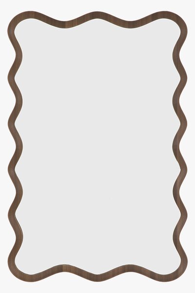Ripple Mirror in Walnut