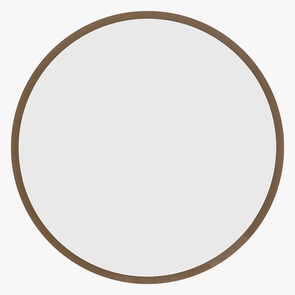 Maison Round Mirror in Chocolate