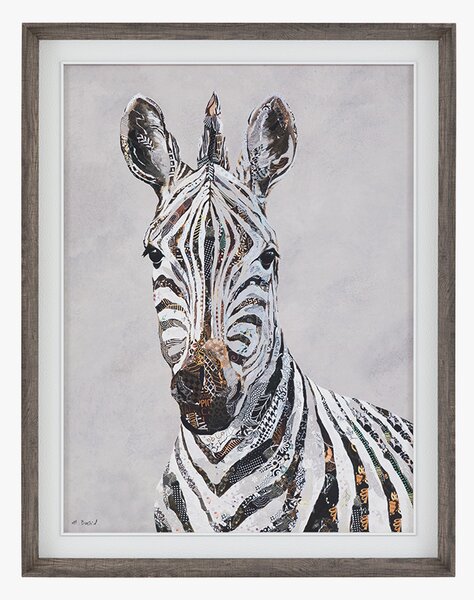 Zebra Portrait Wall Art
