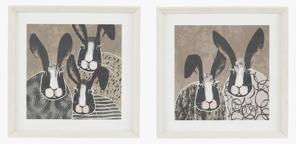 The Animal Collection 2 Wall Art, Set of 2