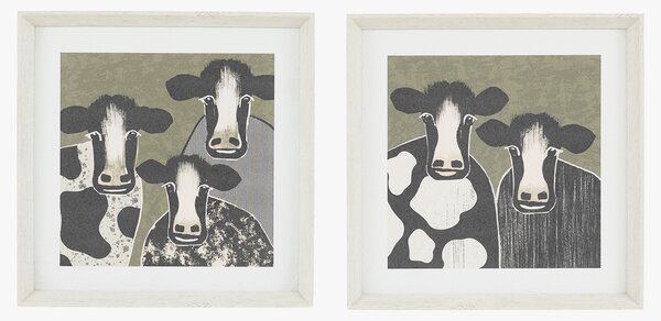 The Animal Collection 1 Wall Art, Set of 2