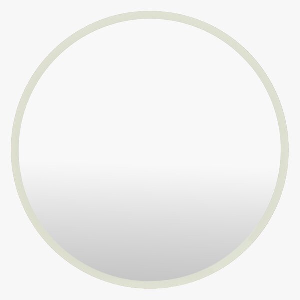 Maison Round Mirror in Porcelain